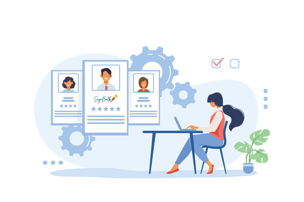 Electronic signature for hr onboarding