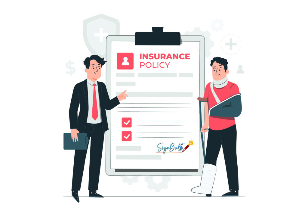 Electronic signature for Insurance