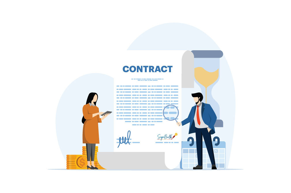 Electronic signature for Legal Contracts