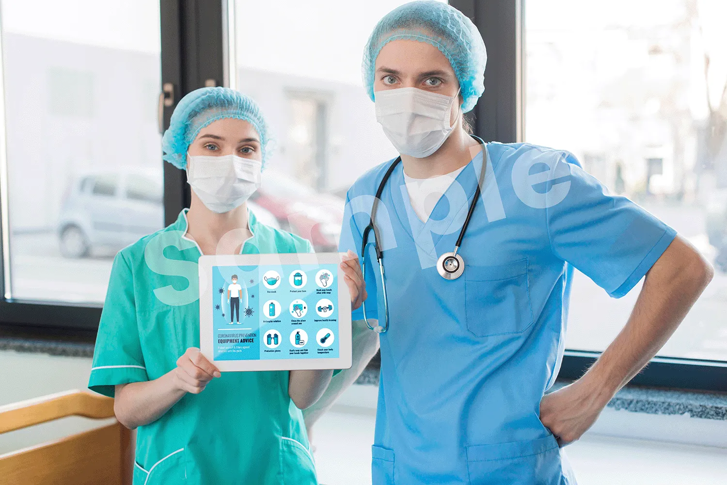 Business professionals collaborating at a table using tablet and laptop for secure digital agreements and eSignature workflow management